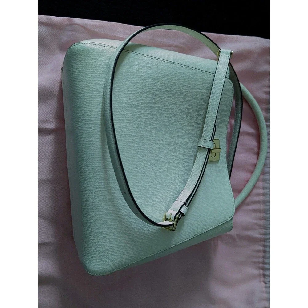 Kate Spade Phoebe White Meringue Satchel Top Handle/Crossbody Handbag Purse